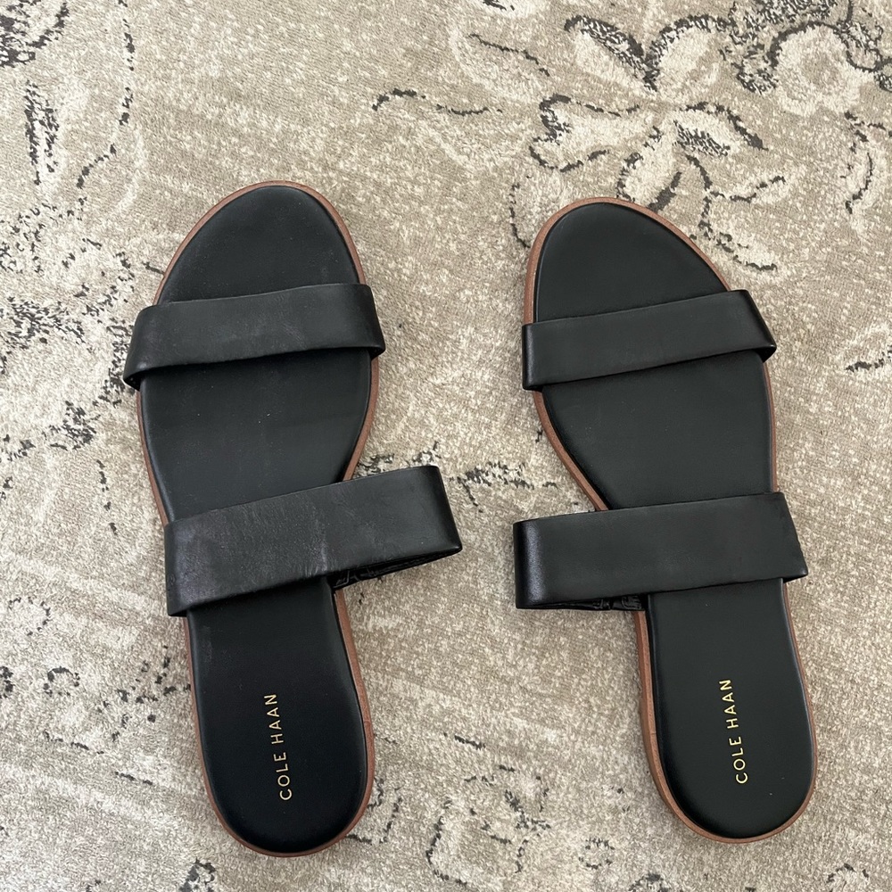 Cole Haan. Leather sandal. Only worn once.